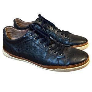 Allen Edmonds Sneaker Porter Pebbled Leather Lace-Up Portugal Made BLK Men’s 10D